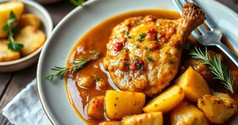 Receita De Frango Ao Molho Com Batata