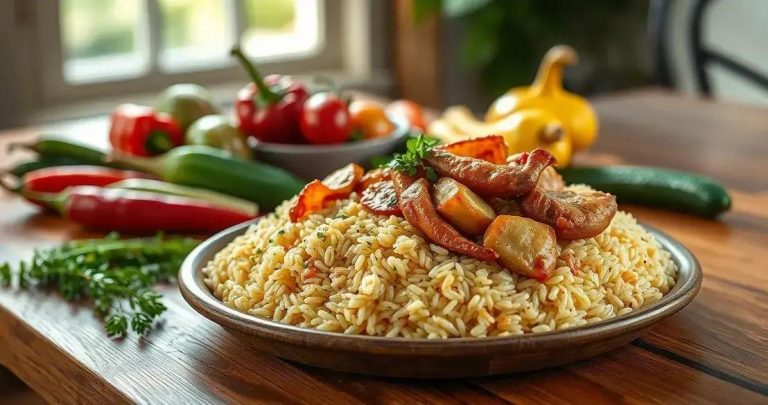 como fazer arroz carreteiro com frango e linguiça