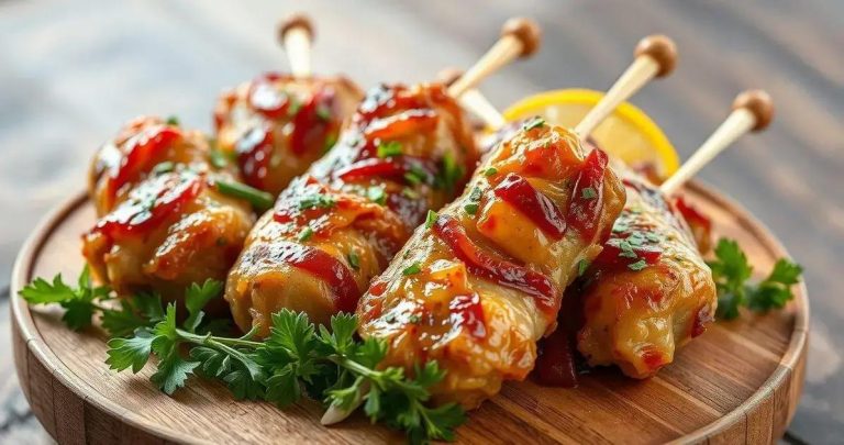 como fazer espetinho de frango para fritar