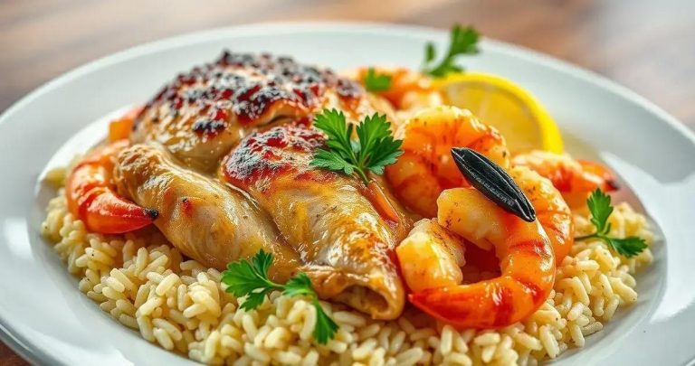 como fazer frango com camarao