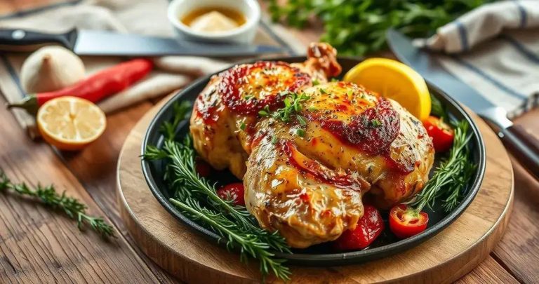 como fazer frango picado no forno assado