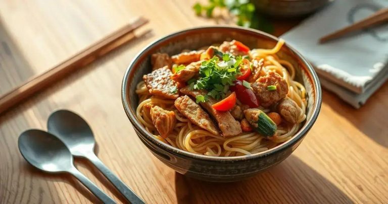 como fazer frango yakisoba