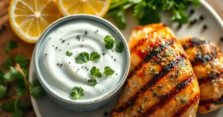 como fazer molho de iogurte para frango