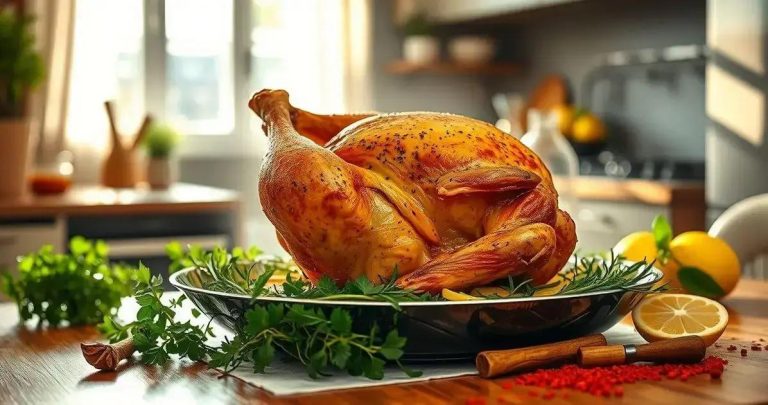 como fazer para dourar frango no forno