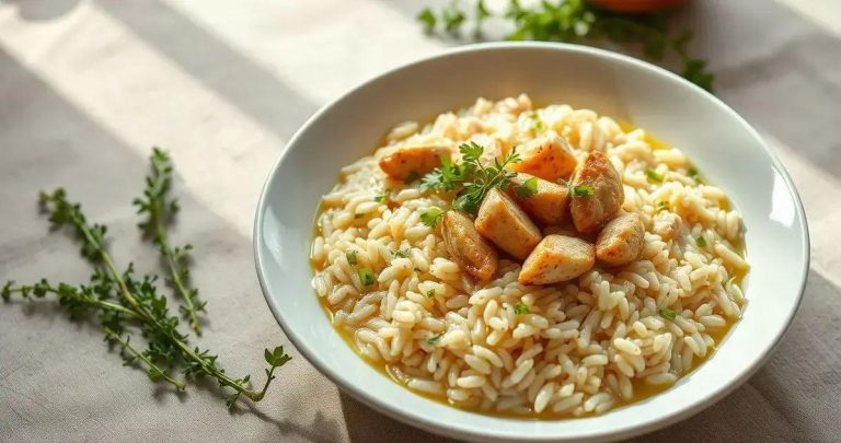 como fazer risoto de frango simples tudo gostoso
