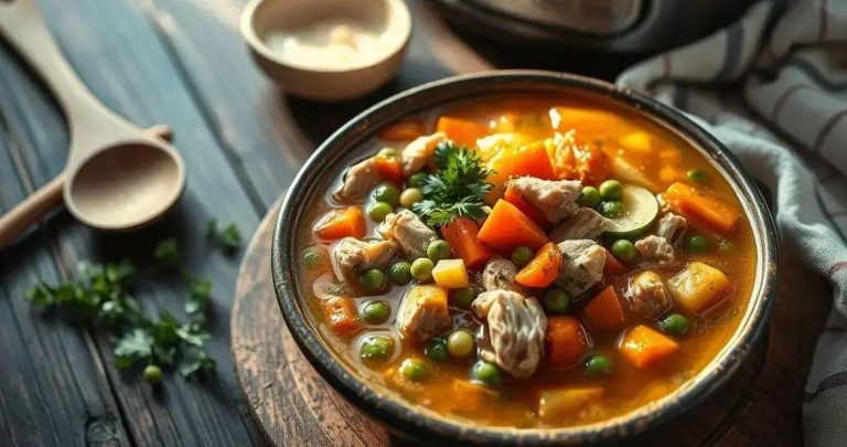 como fazer sopa de legumes com frango na pressão