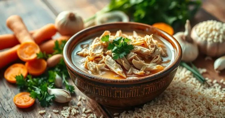 como fazer uma canja com frango