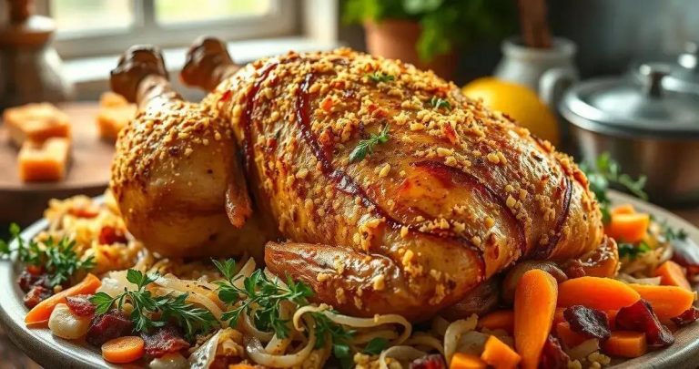 como fazer farofa para rechear o frango