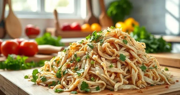 como fazer frango para recheio