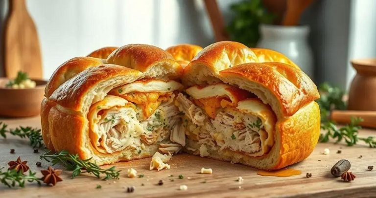 como fazer torta de pao de forma e frango