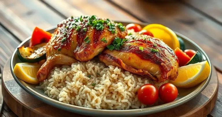 como fazer um frango com arroz