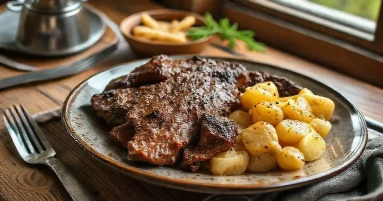 carne de panela com batata