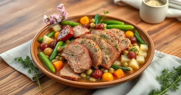 carne de panela com milho