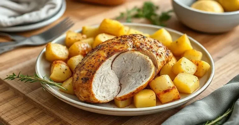 como fazer peito de frango assado com batata