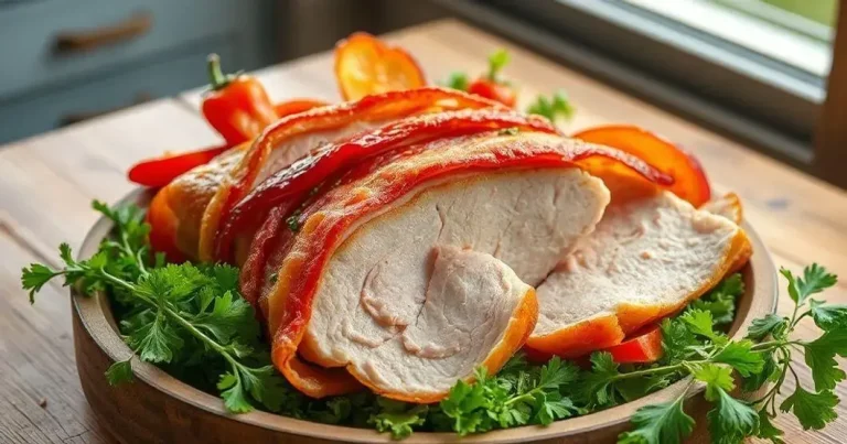 como fazer peito de frango com bacon