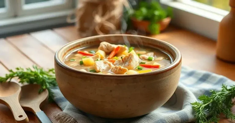 como fazer uma sopa de legumes e frango