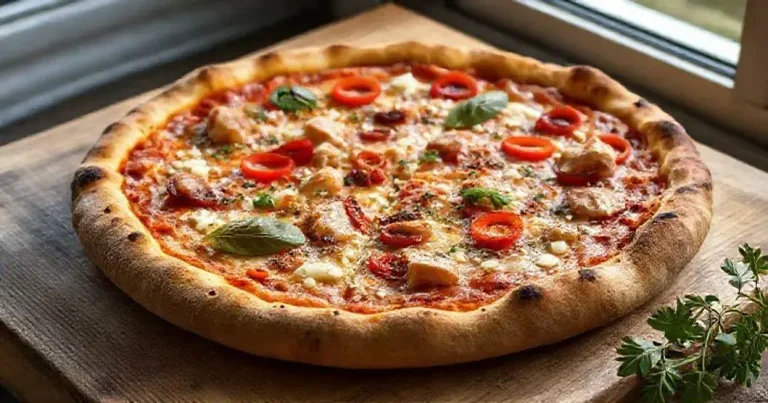 como se faz pizza de frango