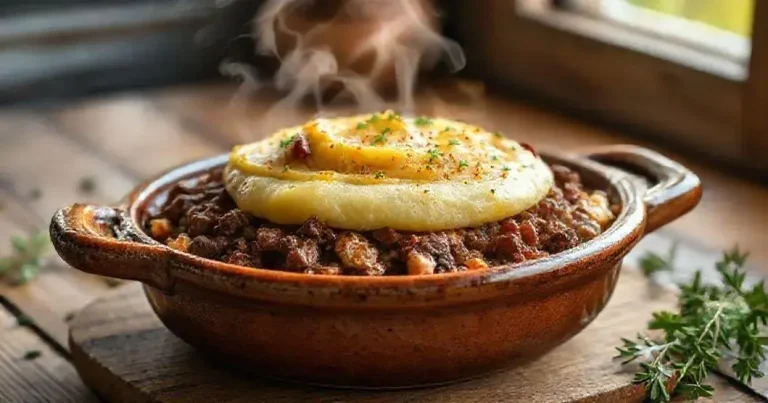 escondidinho de carne moida