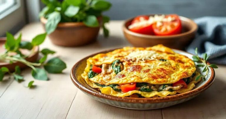 Receita De Omelete De Frango No Forno