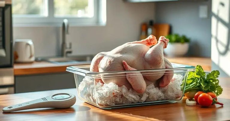 como descongelar frango rapido