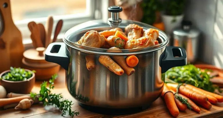 como fazer frango cozido na panela de pressão