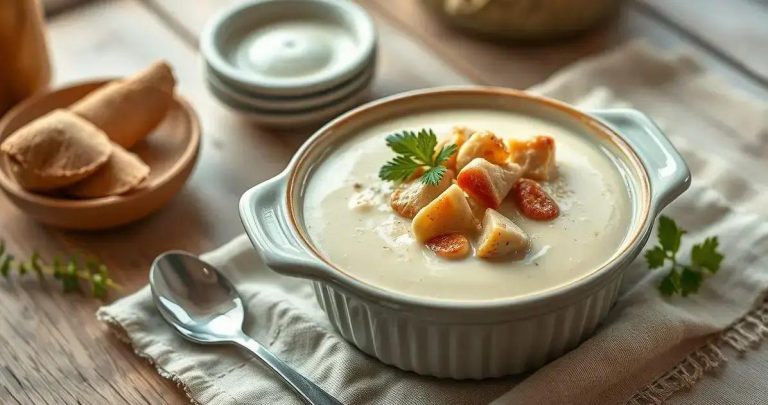 creme de milho com frango