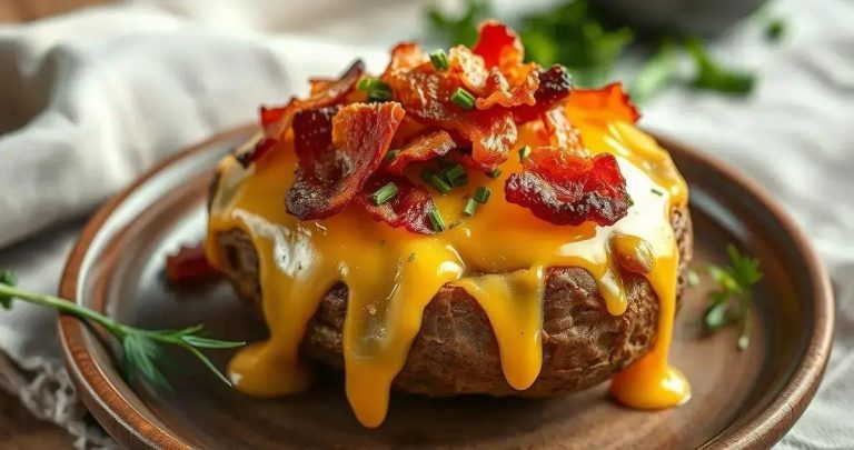 Batata com Cheddar e Bacon: Receita Fácil e Muito Saborosa batata com cheddar e bacon