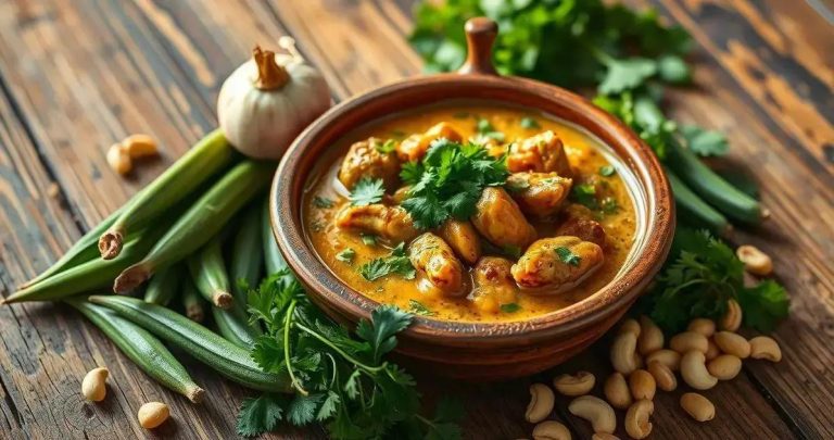 como fazer caruru com frango