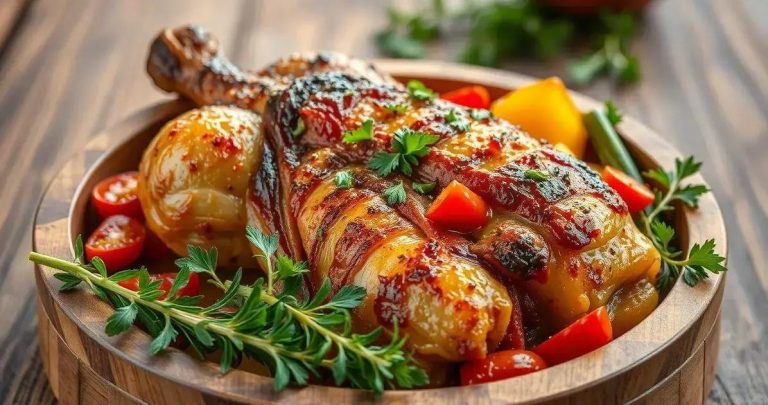 como fazer espetinho de frango