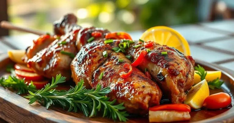 como fazer espetinho de frango no palito