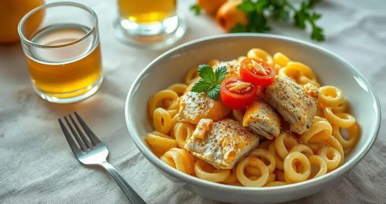 como fazer file a parmegiana de frango com macarrão