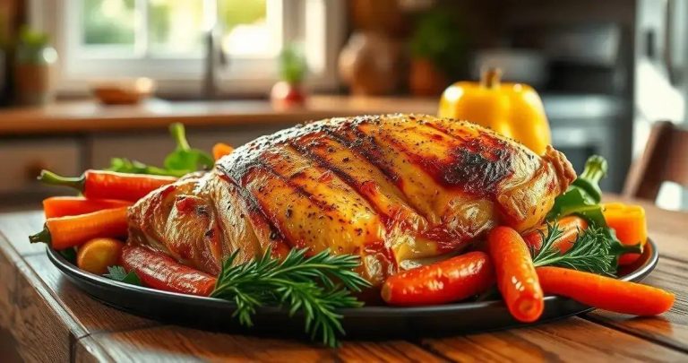 como fazer file de frango no forno com legumes