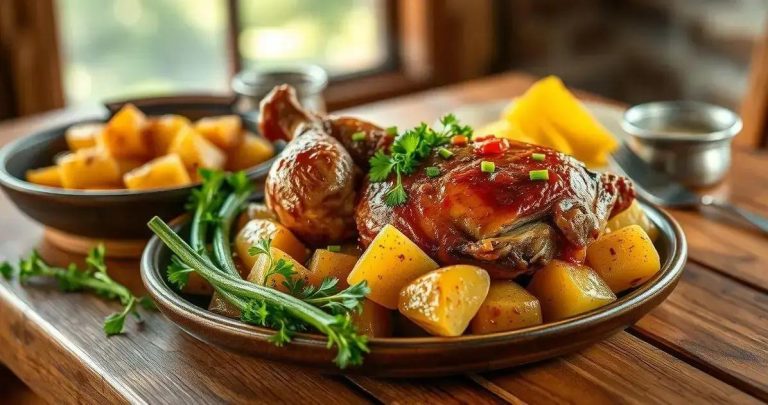 como fazer frango caipira cozido com batata