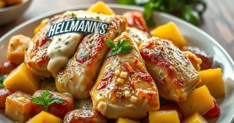 como fazer frango com hellmann''s