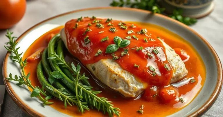 como fazer frango com molho de tomate