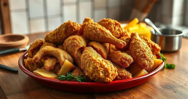 como fazer frango no balde americano