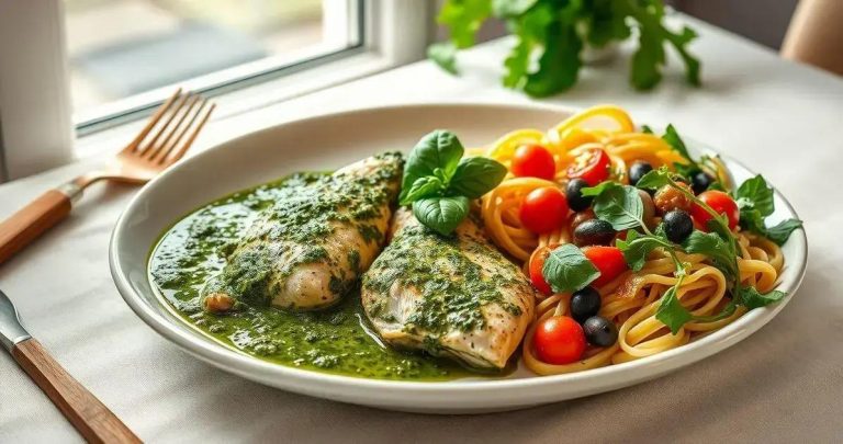 como fazer molho ao pesto