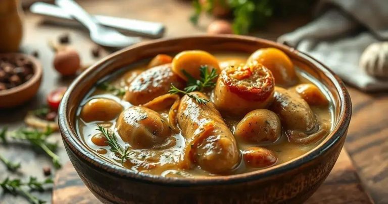 como fazer molho de salsicha de frango