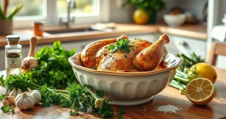 como fazer o tempero de frango de padaria