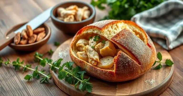 como fazer pao quente de frango