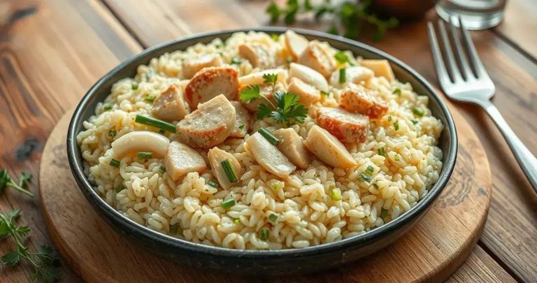 como fazer risoto de frango em grande quantidade