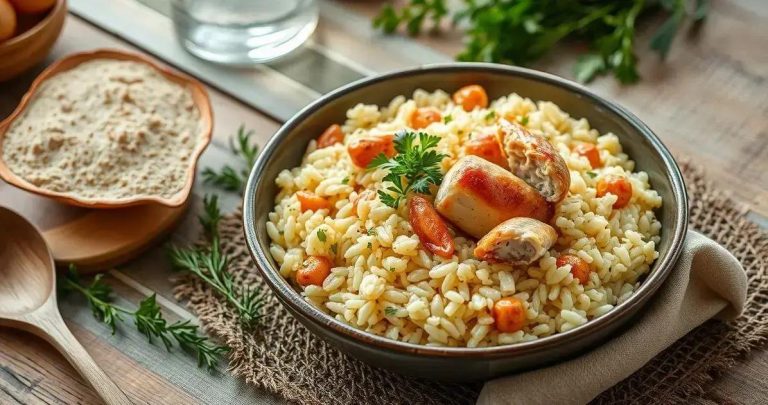 como fazer risoto de frango integral