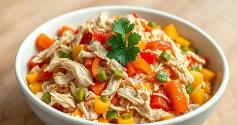 como fazer salpiçao de frango com pimentao