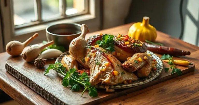 como fazer um frango com quiabo