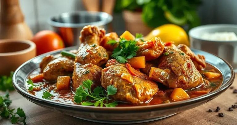 como fazer um frango guisado gostoso