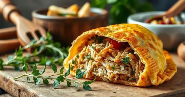 como se faz empanada de frango