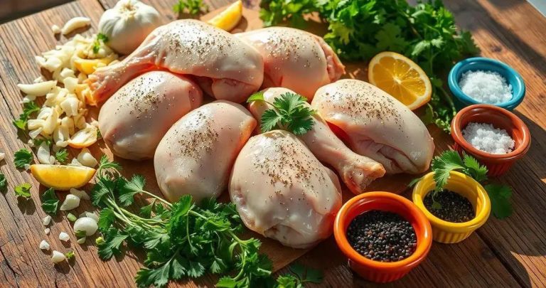 como temperar frango