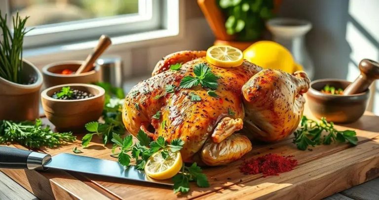 como temperar frango