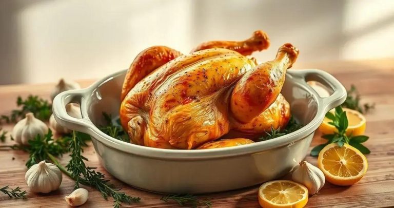 Descubra a posição ideal do frango na forma para assar por igual frango assado posição