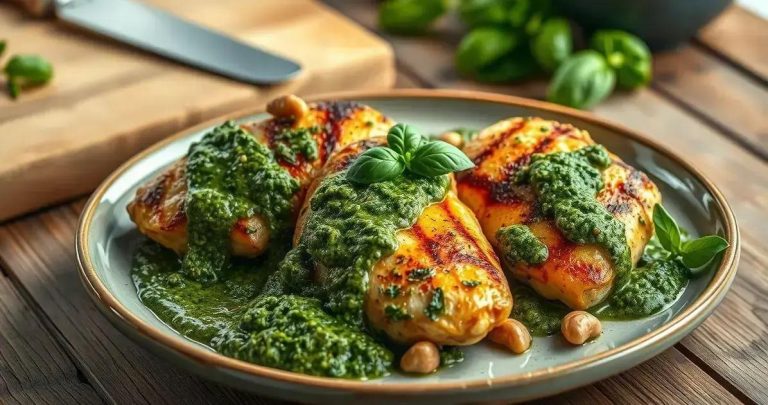Receita de Frango com Molho Pesto: passo a passo fácil e sabor irresistível molho pesto receita